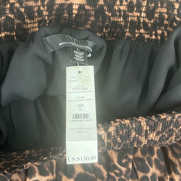 White House Black Market Animal Print Maxi Skirt. - Picture 12 of 12